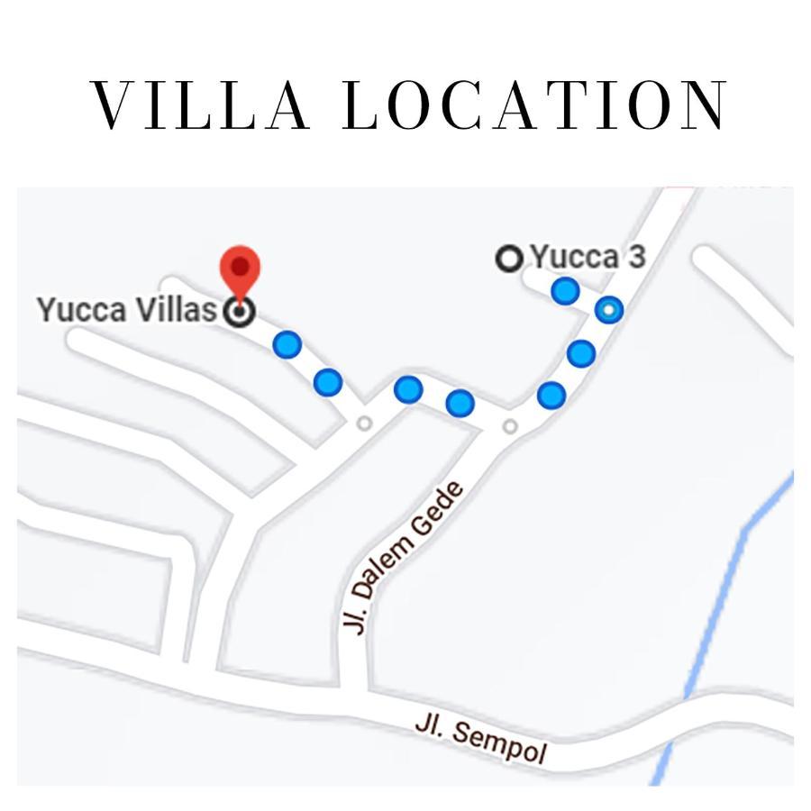 YUCCA villas Canggu Exteriör bild